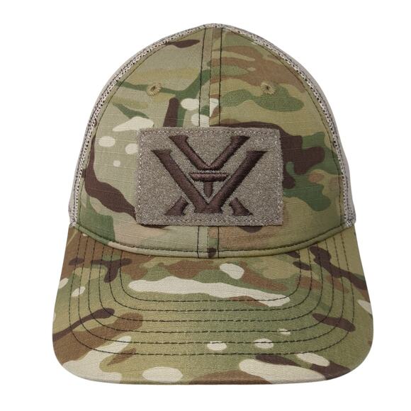 Vortex Strapback Baseball Cap Multicolor OS Adjustable Mesh Back Camouflage - Picture 1 of 9